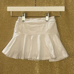 Elegant White & Hot Pink Flared Skirts